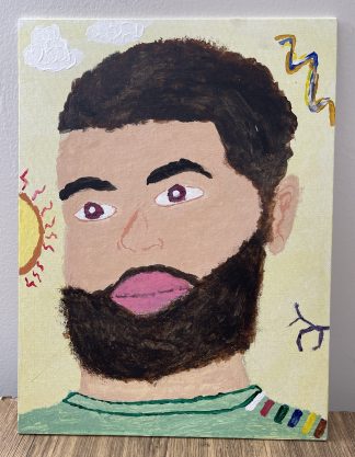 PAINTING - Pensive Nanosecond